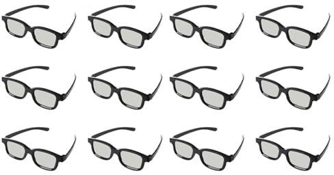 Reinscer 12 Coppie di Occhiali 3D per Cinema 3D TV