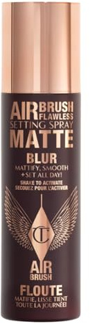Charlotte Tilbury Airbrush Flawless Setting Spray Matte, Blur-Effekt, Mattierend, Langanhaltendes Make-up-Finish