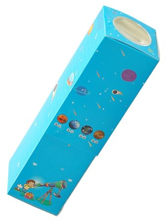 Télescope en Papier pour - Jouet d'expérimentation télescopique | Monoculaire pour | Jouet d'expérimentation - Kit de Science - Kit de Bricolage - Aide à l'apprentissage pour et