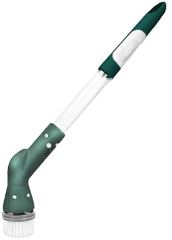 Cepillos de Limpieza Fregadores giratorios eléctricos Fregadores giratorios inalámbricos con 5 cabezales de cepillo reemplazables y extensión ajustable Cepillo limpieza eléctrico moderno para