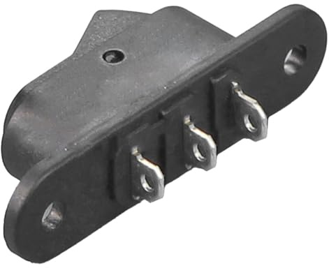 FUANA Interruttore a levetta per AC250V, 5 x 1,2 x 2 cm, in plastica e metallo, nero, confezione da 20