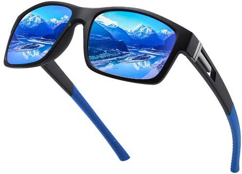 Farrobor Sonnenbrille Herren Polarisiert Sportbrille für Männer Sportlich mit UV400 Schutz Sonnenbrillen Angeln Autofahren Sunglasses Men
