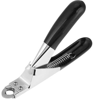LiebeWH Tosaerba Resistente per Tagliaunghie per Artigli per Animali Domestici con Protezione di Sicurezza, Perfetta per L'uso Domestico, 1 Pezzo, Colore (Black)