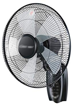 Ventilatore da parete con telecomando, 3 impostazioni di velocità, oscillazione di 90 gradi, per uso industriale e domestico