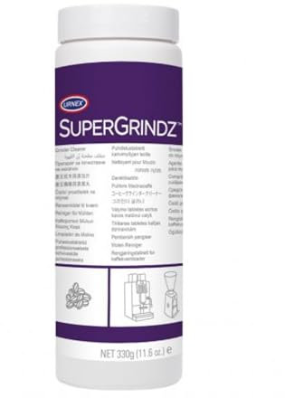 Urnex SuperGrindz - Pastillas de limpieza para molinillo, 330 g