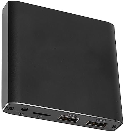 Lettore Multimediale 4K con Telecomando, Lettore Multimediale 4K Ultra HD per unità USB e Schede SD, Riproduce Video/immagini/musica 4K/UHD 30 Fps, Riproduzione Automatica (Spina