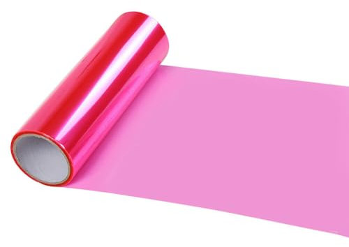 Scheinwerfer Tönungsfolie für Nebelscheinwerfer Rücklichter Sonnenblendstreifen Verdunklungsfolie 1 Meter lang und 30 cm breit (Pink)