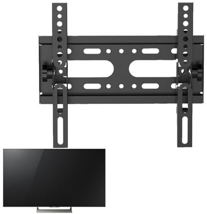Supporto per TV a parete - Supporto per monitor TV di regolazione flessibile | Supporto TV da parete regolabile con braccio articolato per camera da letto, soggiorno, sala ricreativa
