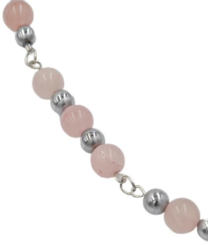 Steuer Modeschmuck Damen Kette Metall 82cm Silbergrau 445000049