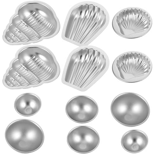 STOBOK 12stücke Teiliges Runde Aus Aluminium Diy Bade Seifenherstellungsform Für Anfänger Und Profis Einfaches Entformen Für Handgemachte Badekugeln Und Bastelprojekte