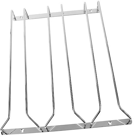 Alipis Portabicchieri Da Cucina Inossidabile Rack Sospeso Per Bicchieri Di Vino Facile Installazione Sotto Armadietto Soluzione Elegante Per Organizzare Tuo Stemware