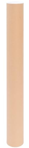 verpacking Versandrolle 450 x 50 mm rund Braun [Ausführung und Stückzahl wählbar] Versandhülse Faltkarton 20 Stück