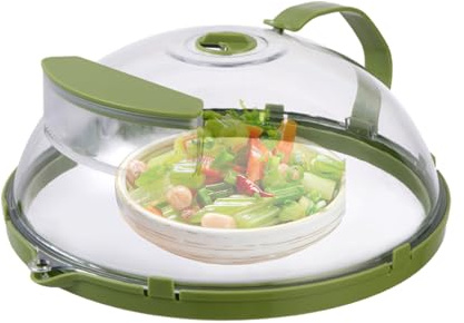 Couvre-assiette À Micro-ondes - Mat Et Couvercle Alimentaire Avec Réservoir D'eau - Micsro-ondhes Ett Gadget De Cuisine Dne La Collanture, Couvercleq Dy'éclaboussures Microo-ondess Respirant Easy Fo