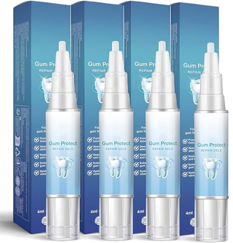4pcs Gum Repair Gel Set - Teeth Repair & Natural Toothpaste Nurse - Protects Gums, Oral Care, Deep Cleaning & Fresh Breath