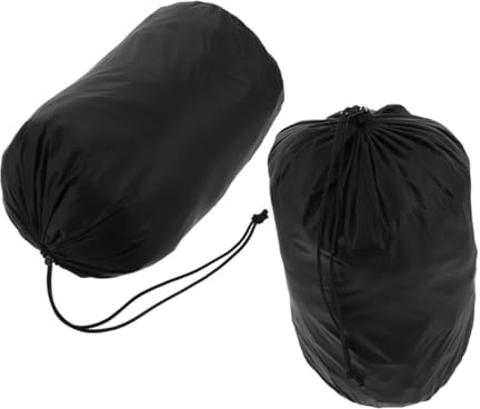 Alipis Bolsa de Almacenamiento de Nailon Cordón Ajustable Tamaño 165X33 CM 2 Unidades para Ropa Voluminosa Chaquetas de Plumón y Viajes
