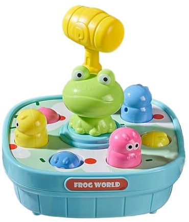 Générique Jouet de Jeu Whack avec Taupe – ABS 17x17x16,5cm | Jouet de martelage, Jeu de Taupe avec des marteaux | Jouets éducatifs interactifs pour Les de Plus de 18 Mois