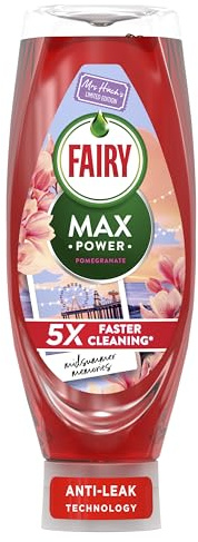 Fairy Max Power Mrs Hinch's Midsummer Memories Washing Up Liquid 730ML, Easy & Effortless Cleaning, Even on Your Greasiest Pots & Pans