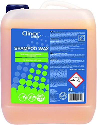 5L clinex Shampoing Wax voiture Champoo avec revêtement Wash & Wax Cire brillance
