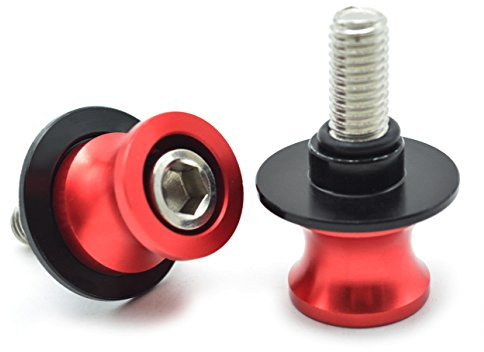 MZ-STORE Universal CNC Ständeraufnahme M8*1,5 Bobbins Montageständer für Z900 Z800 Z1000 Z650 ZX10R ZX6R GSXR GSR 600 750 1000 S1000RR S1000R S1000XR CBR250R CBR600RR CBR900RR (Rot)