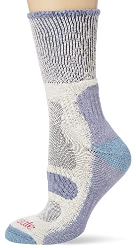 Bridgedale HIKE Lightweight Cotton Cool Comfort Boot-Women's- Small-Smoky Blue