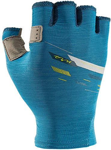 NRS Women's Half-Finger Boater's Gloves (Fjord, Medium)