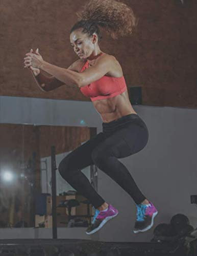 Leichtathletik Trainingsbuch: Tagebuch für alle Leichtathleten und Sportler ♦ Trainingsjournal für über 100 Einträge ♦ A4+ Format ♦ Motiv: Sprung