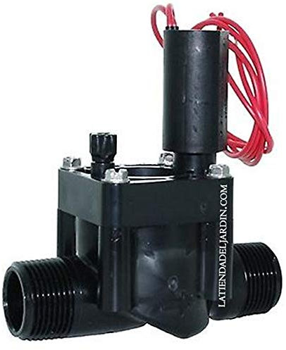 Suinga Elektrisches Bewässerungsventil, 2,54 cm, 24 V, PGV-100 mm, Außengewinde, funktioniert mit jedem elektrischen automatischen Bewässerungsprogrammierer, Schwarz