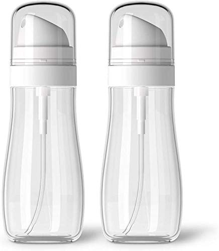 Botellas de spray de niebla fina, 100 ml, vacío, transparente, envases de maquillaje rellenables, atomizadores portátiles para agua, perfume, paquete de 2