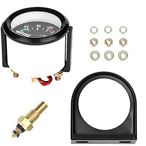 Wassertemperaturanzeige 2 Zoll 52 Mm Universal Car Truck LED Digitales Wassertemperaturmessgerät Instrumentenwerkzeug für temperaturanzeige 12v temperaturanzeige 12v engine water temperature gauge car