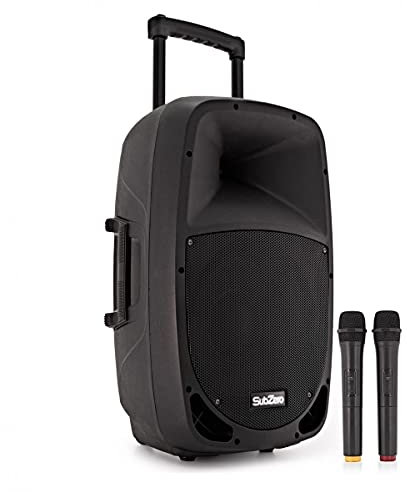 Tragbarer PA-Lautsprecher mit Bluetooth & Funk Mikrofon SZPA-P12