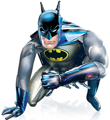 Palloncini per feste per bambini Batman, Pallone gigante di Batman, Palloncini in Lamina Foil Cartoon, Palloncini a tema, Palloncini Compleanno Decorazioni, Palloncini Foil, 55 x 63 cm