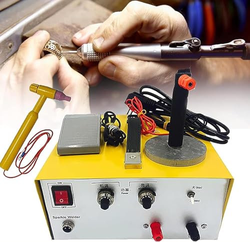 XINRISHENG Jewelry Spot Welder, Jewelry Pulse Welding Machine, Pulse Arc Welder Permanent Jewelry Pulse Spot Welder for DIY,80A