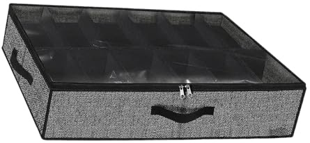 F Fityle Organizador de Zapatos Debajo de la Cama, Caja contenedora para Zapatos, Bolsa de Almacenamiento de Zapatos a Prueba de Polvo para Adultos, Caja de