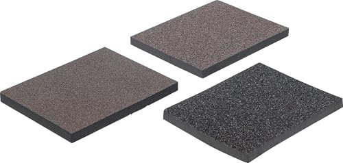 BGS Diy 80821 | Schleifschwamm-Satz | K 46, 80, 120 | 3-tlg.