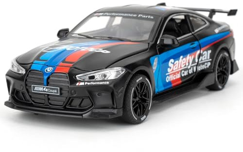 imtfzct 1/32 M4 Spielzeugauto, legiertem Stahl Modellauto, Sound- und Licht-Spielzeugauto mit Pull-Back-Funktion, Sammlergeschenk für Kinder von 3-10 Jahren (schwarz)