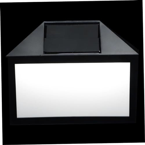 HOMSFOU Lámpara Solar Led Numérica Para Placa De Puerta Luz Blanca Fija Luz Decorativa Para Exteriores Para Casa Adhesivos De Números y Letras