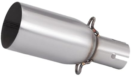 Luobannm Modificación del Tubo de Escape de Motocicleta, Sección Central del Escape, Adaptador de 28 mm, Sección de Escape de 51 mm, Instalación No Destructiva.