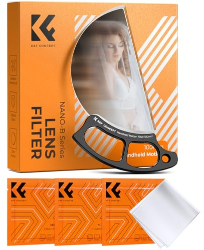K&F CONCEPT 100mm Filtre de Flou à Main avec Poignet Effet Spécial Chiffons