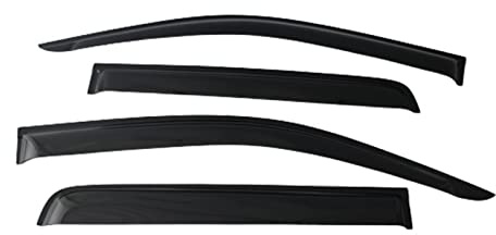 Pare-Soleil De Porte pour Isuzu pour D-Max pour Dmax 2012 2013 2014 2015 2016 2017 2018 2019 Couverture Fenêtres Latérales Auvent Abri Déflecteur Vent Voiture(Noir)
