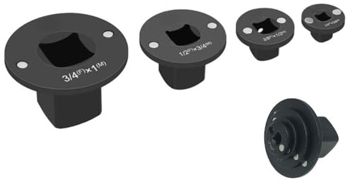 2025 Low Profile Impact Socket Adapter Set - Drive Ratchet Adapters (3/8 to 1/2, 1/4 to 3/8, 3/4 to 1, 1/2 to 3/4) for Tight Spaces, Automotive & DIY Tools (4PCS)