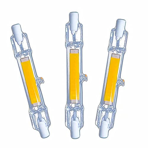2Pcs R7s Linear Halogen Floodlight, 110230V,13W, J118, Security Light Bulb, Dimmable,Energy Saving for Ceiling Lights,Floor Lamps,Landscape Lighting, Safety Work Lamps