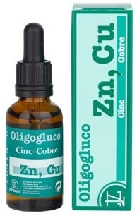 Oligogluco Zinc - Cobre (Zn-Cu) de Equisalud, 30 mililitros