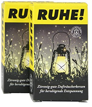 Crottendorfer Räucherkerzen RUHE! - Größe: XL - 2x4 Stück - Für entspannte Momente ohne Mücken - Made in Germany