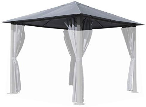 Ersatzdach für Pavillon Paris 3x3m Pavillondach Platingrau