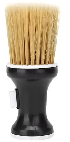 Pennelli per Collo, Spazzolino barbiere spolverino per capelli morbidi Spolverino per collo per parrucchiere Spazzola professionale per la pulizia della polvere soft hair brush(Nero)