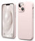 elago Silicone Liquido Custodia Cover Compatibile con iPhone 13 Mini Case (5.4), Cover Protettiva per Fotocamera con Schermo Intero, Custodia in Morbida Microfibra Antigraffio (Lovely Rosa)