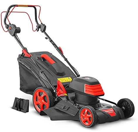 Tondeuse à Gazon électrique tractée 1800W - 46CM avec Carter en Acier - Elem Garden
