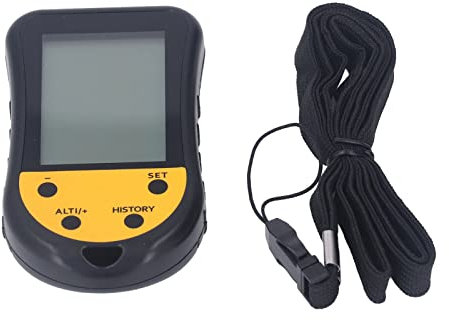 Digitaler Höhenmesser, Multifunktionales LCD-Display Mit Hintergrundbeleuchtung, Tragbarer Kompass, Höhenmesser, Barometer, Thermometer