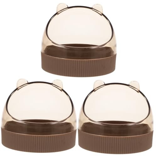 ABOOFAN 3stücke Kompakte Hamster Und Rattenfutterschale Transparente Wasser Und Futterschalen Für Kleine Haustiere Für Hamster Chinchillas Und Andere Nager