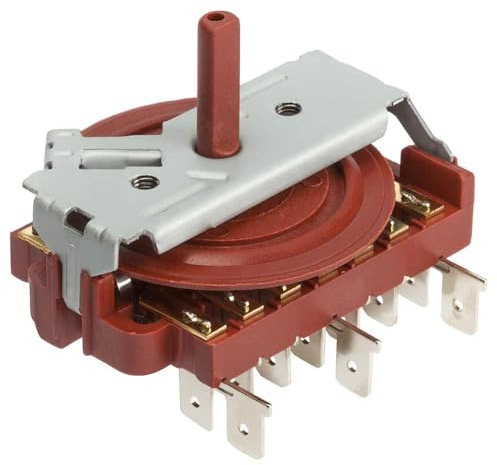 CABLEPELADO Commutateur de four 8 positions, sélecteur de four, 8 positions, code 995444128, sans thermostat, compatible avec Teka, pour modèles HE610, HT6101ME9840516014, Turbo MX, 8 positions